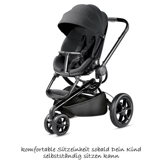 Quinny Moodd pushchair incl. baby bath - Black Devotion