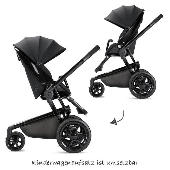 Quinny Moodd pushchair incl. baby bath - Black Devotion