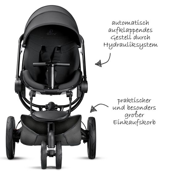 Quinny Moodd pushchair incl. baby bath - Black Devotion