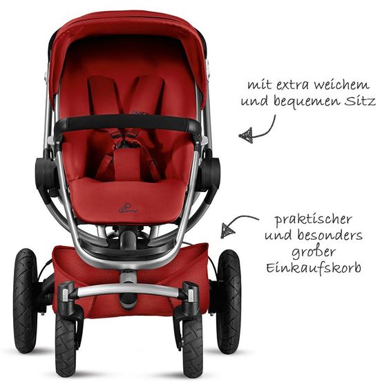 Quinny Sportwagen Buzz Xtra 4 - Red Rumour