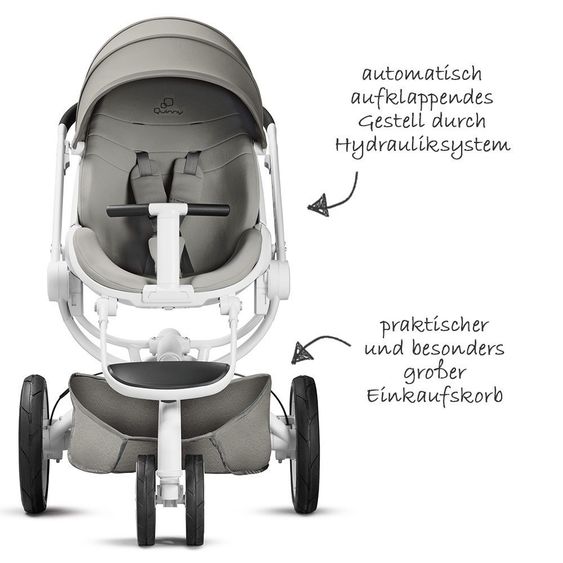 Quinny Passeggino sportivo Moodd - Grigio Ghiaia