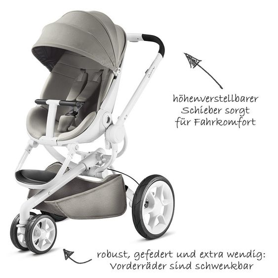 Quinny Passeggino sportivo Moodd - Grigio Ghiaia