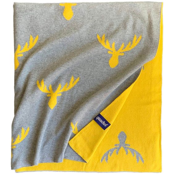 quschel Babydecke / Kuscheldecke - Schmusemoose - aus 100% Bio-Baumwolle - Gr. 83 x 100 cm