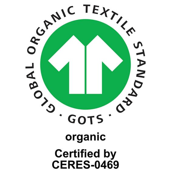 quschel Fitted sheet 100% organic cotton 60 x 120 cm - Unbleached