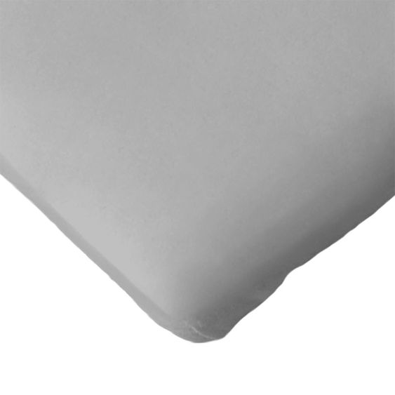 quschel Spannbettlaken aus 100% Bio-Baumwolle 70 x 140 cm - Grau
