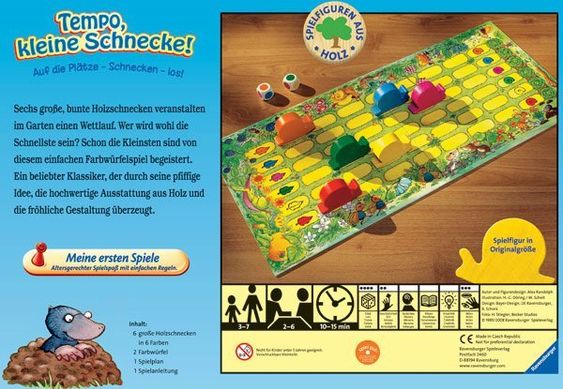 Ravensburger Brettspiel Tempo, kleine Schnecke!