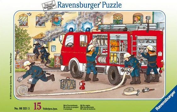 Ravensburger Frame puzzle My fire truck