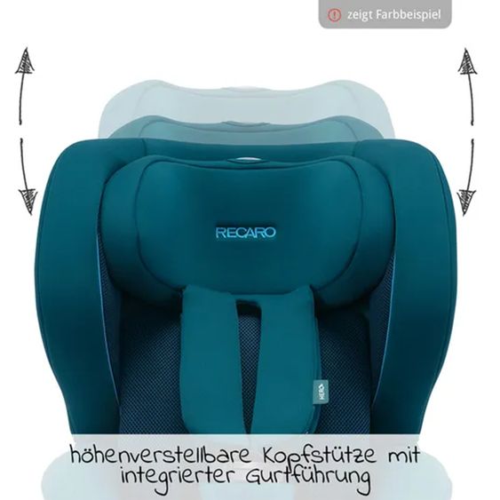 Recaro 2 in 1 child seat set baby seat Avan & Reboarder Kio incl. Isofixbase from birth to 4 years - Prime - Silent Grey