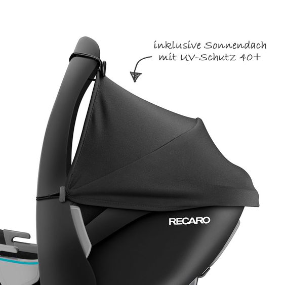 Recaro Babyschale Privia Evo - Carbon Black
