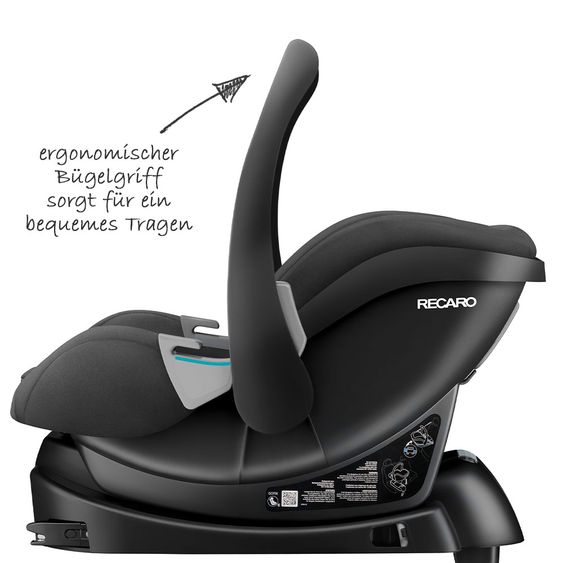 Recaro Babyschale Privia Evo - Carbon Black