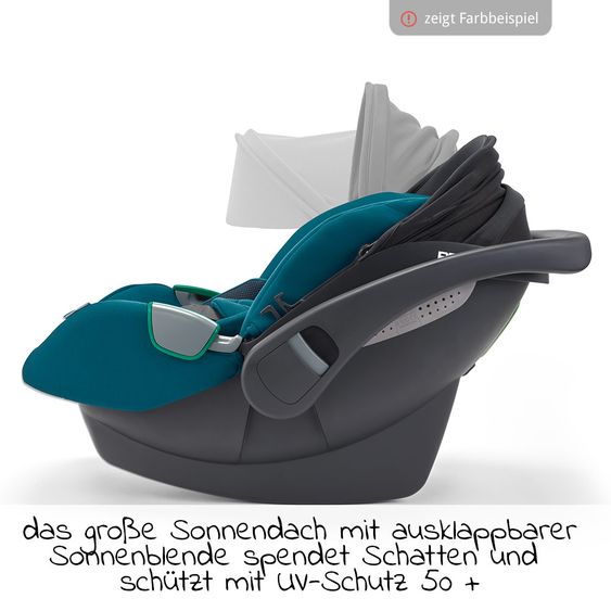 Recaro Babyschalen-Set Avan i-Size 45 cm - 83 cm / bis max. 15 Monate inkl. Isofix-Base - Prime - Mat Black