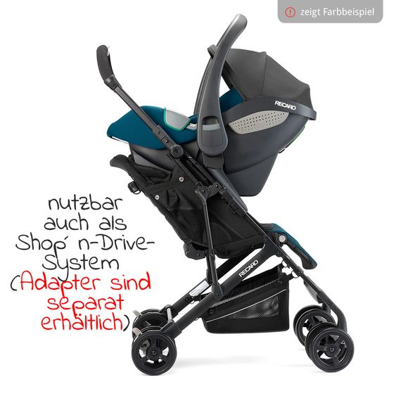 Recaro Babyschalen-Set Avan i-Size 45 cm - 83 cm / bis max. 15 Monate inkl. Isofix-Base - Prime - Mat Black