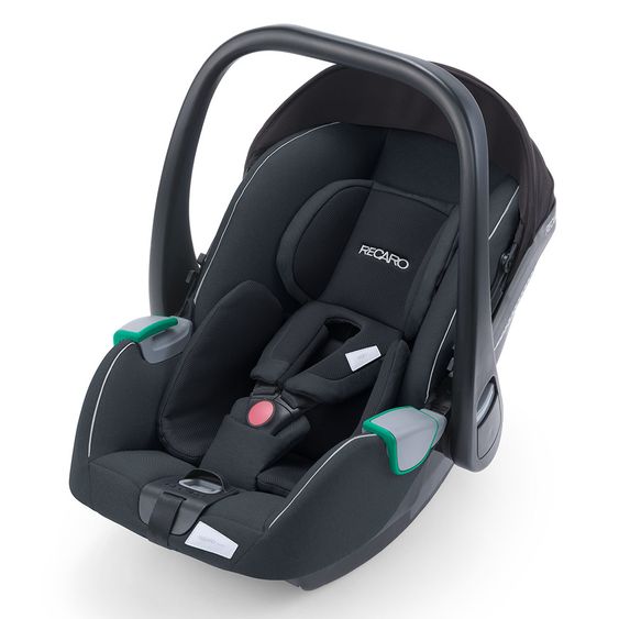 Recaro Babyschalen-Set Avan i-Size 45 cm - 83 cm / bis max. 15 Monate inkl. Isofix-Base - Prime - Mat Black