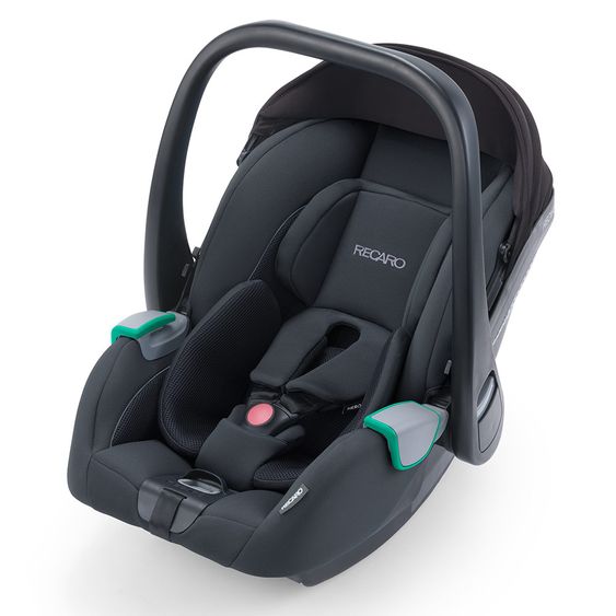 Recaro Set seggiolino auto Avan i-Size 45 cm - 83 cm / fino a max. 15 mesi inclusa base Isofix - Select - Night Black