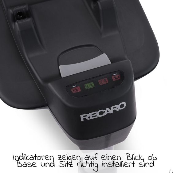 Recaro Babyschalen-Set Avan i-Size 45 cm - 83 cm / bis max. 15 Monate inkl. Isofix-Base - Select - Teal Green