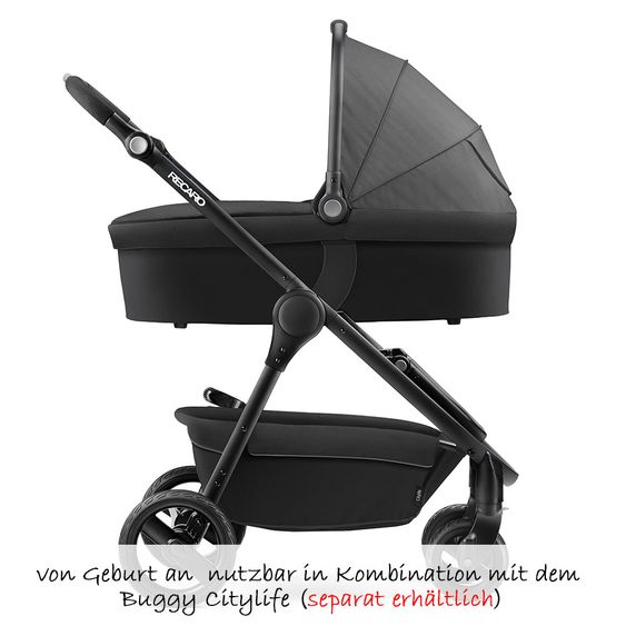 Recaro Babywanne für Citylife inkl. Adapter - Graphite
