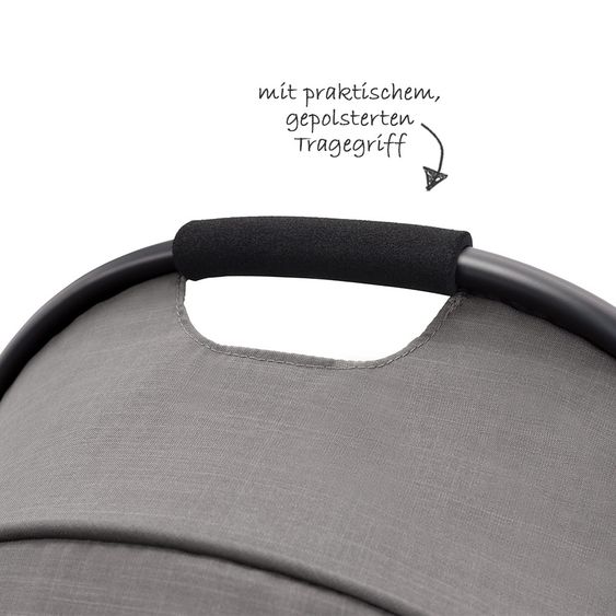 Recaro Babywanne für Citylife inkl. Adapter - Graphite