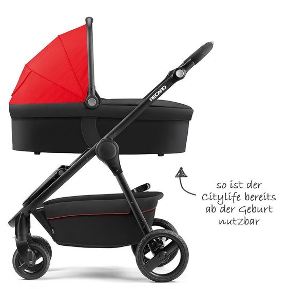 Recaro Babywanne für Citylife inkl. Adapter - Ruby