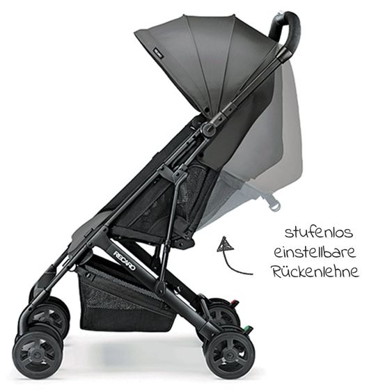 Recaro Buggy Easylife Black Frame - Graphite