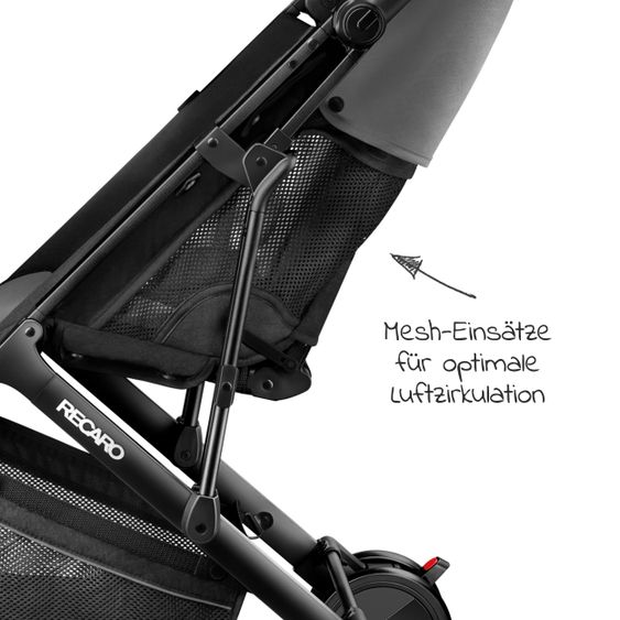 Recaro Buggy Easylife Black Frame - Graphite