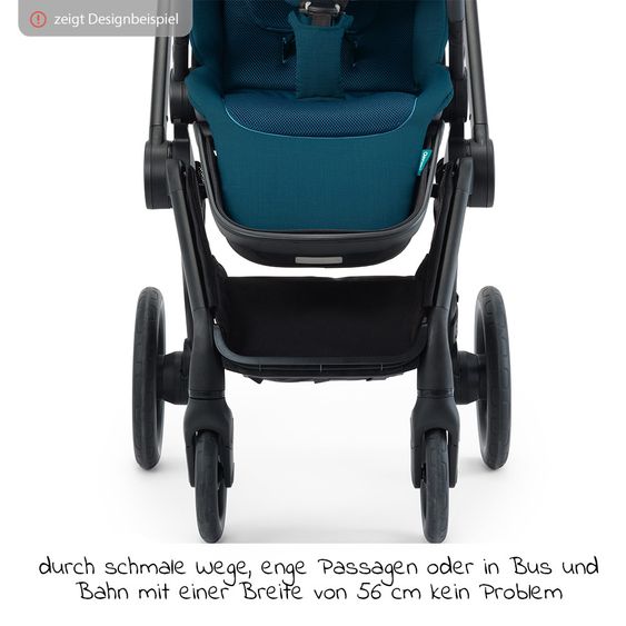 Recaro Buggy & Sportwagen Celona (bis 22 kg belastbar) + XXL Zubehörpaket - Prime - Mat Black