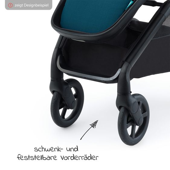 Recaro Buggy & Sportwagen Celona (bis 22 kg belastbar) + XXL Zubehörpaket - Prime - Mat Black