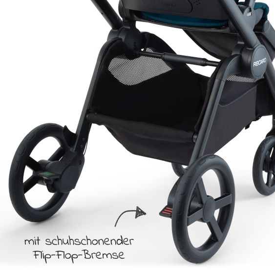 Recaro Buggy & Sportwagen Celona (bis 22 kg belastbar) + XXL Zubehörpaket - Prime - Mat Black