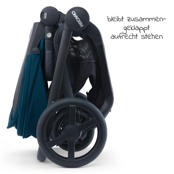 Recaro Buggy & Sportwagen Celona (bis 22 kg belastbar) + XXL Zubehörpaket - Prime - Mat Black