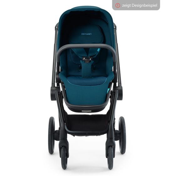 Recaro Buggy & Sportwagen Celona (bis 22 kg belastbar) + XXL Zubehörpaket - Prime - Mat Black