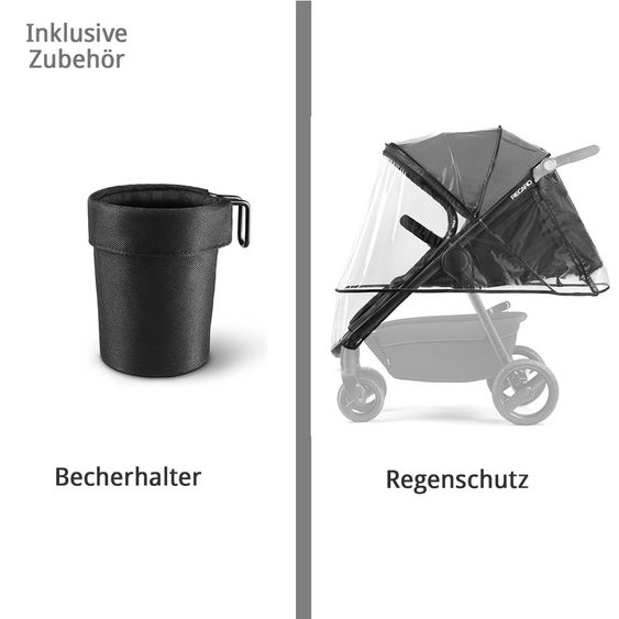 Recaro Buggy & stroller Citylife incl. rain cover & cup holder - Lime