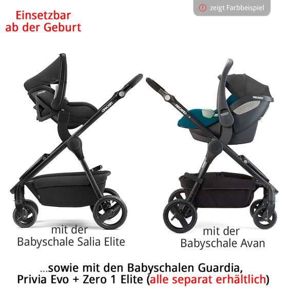 Recaro Buggy & stroller Citylife incl. rain cover & cup holder - Lime