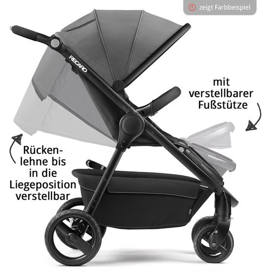 Recaro Buggy & stroller Citylife incl. rain cover & cup holder - Lime