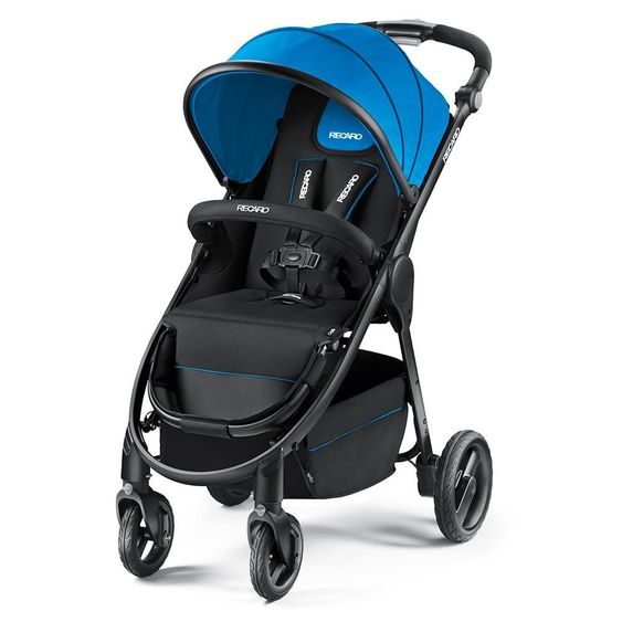 Recaro Buggy & Sportwagen Citylife inkl. Regenverdeck & Getränkehalter - Saphir Black Frame