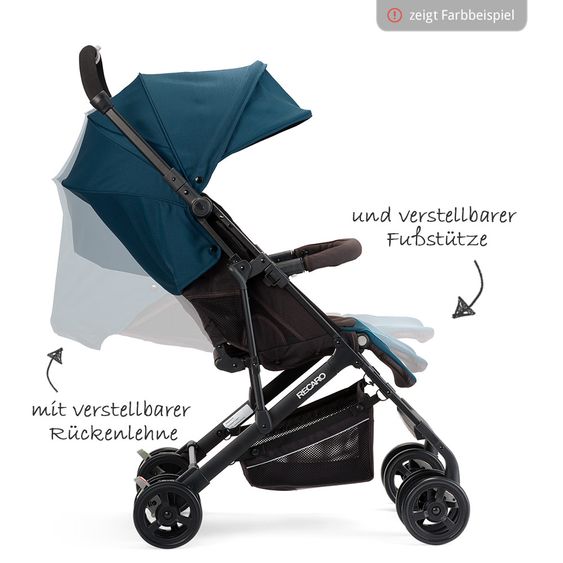 Recaro Passeggino Easylife Elite 2 (fino a 22 kg) - Prime - Mat Nero