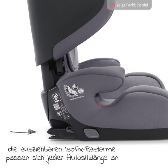 Recaro Kindersitz Mako 2 i-Size 100 cm - 150 cm / 3,5 Jahre bis 12 Jahre (15-36 kg) + Gratis Zubehörpaket - Core - Deep Black