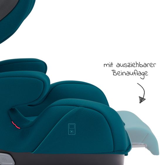 Recaro Child seat Mako Elite 2 i-Size 100 cm - 150 cm / 3.5 years to 12 years (15-36 kg) + accessories package - Select - Teal Green