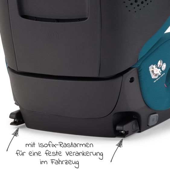 Recaro Child seat Mako Elite 2 i-Size 100 cm - 150 cm / 3.5 years to 12 years (15-36 kg) + accessories package - Select - Teal Green