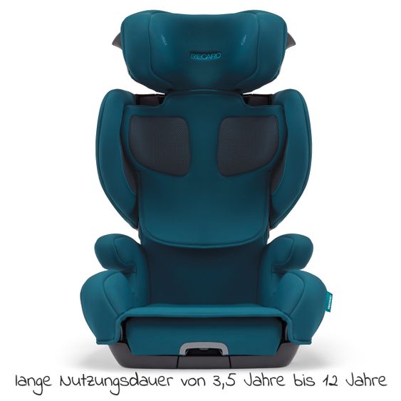 Recaro Child seat Mako Elite 2 i-Size 100 cm - 150 cm / 3.5 years to 12 years (15-36 kg) + accessories package - Select - Teal Green