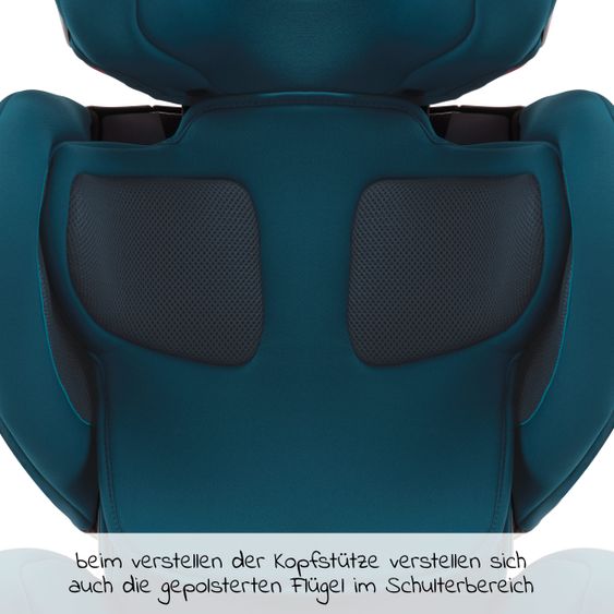 Recaro Child seat Mako Elite 2 i-Size 100 cm - 150 cm / 3.5 years to 12 years (15-36 kg) + accessories package - Select - Teal Green