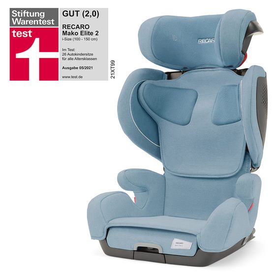 Recaro Kindersitz Mako Elite 2 i-Size 100 cm - 150 cm / 3,5 Jahre bis 12 Jahre - Prime - Frozen Blue