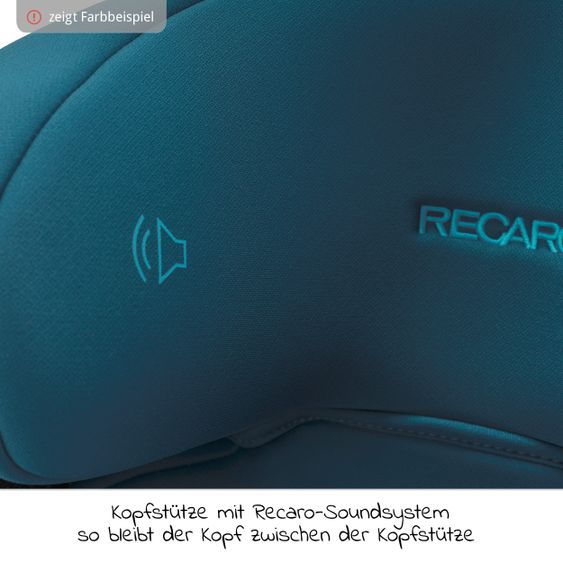 Recaro Kindersitz Mako Elite 2 i-Size 100 cm - 150 cm / 3,5 Jahre bis 12 Jahre - Prime - Frozen Blue