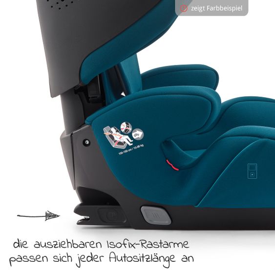 Recaro Kindersitz Mako Elite 2 i-Size 100 cm - 150 cm / 3,5 Jahre bis 12 Jahre - Prime - Mat Black