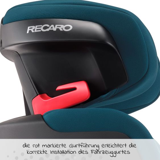 Recaro Kindersitz Mako Elite 2 i-Size 100 cm - 150 cm / 3,5 Jahre bis 12 Jahre - Select - Teal Green