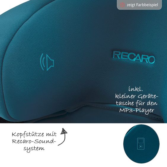 Recaro Kindersitz Mako Elite i-Size + Gratis Zubehör Paket - Select - Night Black