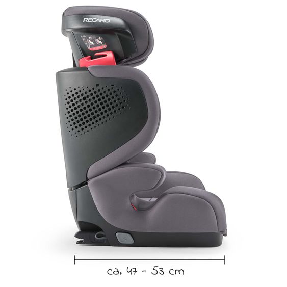 Recaro Kindersitz Mako 2 Pro i-Size 100 cm - 150 cm / 3,5 Jahre bis 12 Jahre (15-36 kg) mit Isofix - Core - Simply Grey