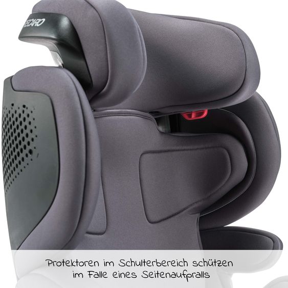 Recaro Kindersitz Mako 2 Pro i-Size 100 cm - 150 cm / 3,5 Jahre bis 12 Jahre (15-36 kg) mit Isofix - Core - Simply Grey