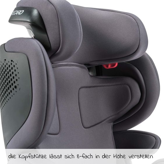 Recaro Kindersitz Mako 2 Pro i-Size 100 cm - 150 cm / 3,5 Jahre bis 12 Jahre (15-36 kg) mit Isofix - Core - Simply Grey
