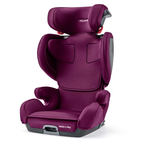 Recaro Kindersitz Mako 2 Pro i-Size 100 cm - 150 cm / 3,5 Jahre bis 12 Jahre (15-36 kg) mit Isofix - Core - Very Berry