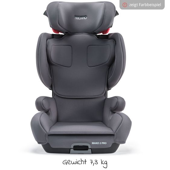 Recaro Kindersitz Mako 2 Pro i-Size 100 cm - 150 cm / 3,5 Jahre bis 12 Jahre (15-36 kg) mit Isofix - Core - Very Berry
