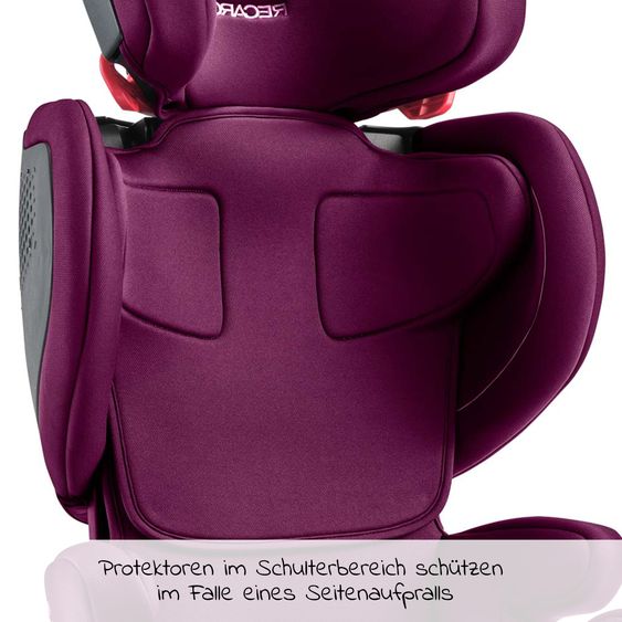 Recaro Kindersitz Mako 2 Pro i-Size 100 cm - 150 cm / 3,5 Jahre bis 12 Jahre (15-36 kg) mit Isofix - Core - Very Berry